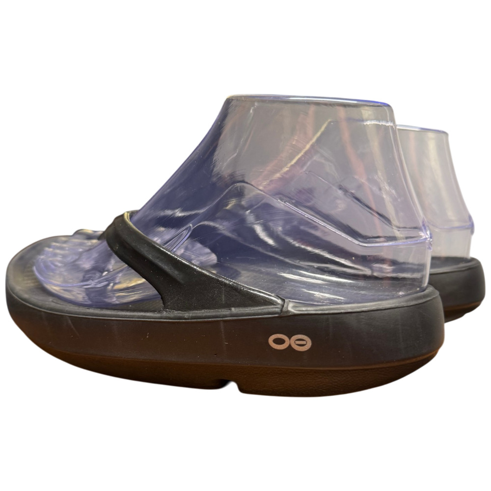 OOFOS OOlala Women's 7 Recovery Sandals Comfort Flip Flops Thong Recovery - Picture 7 of 13